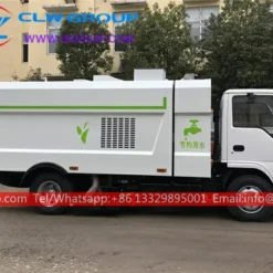 ISUZU NKR 6 ton industrial vacuum cleaner truck