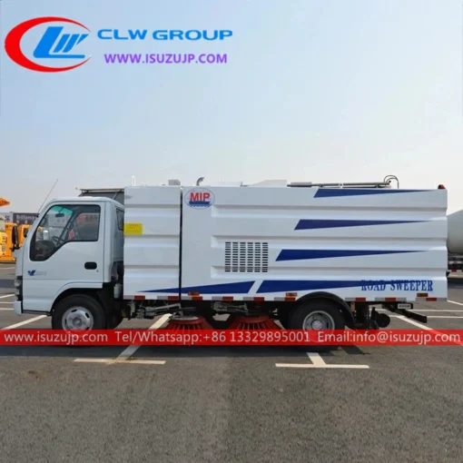 ISUZU NKR 6 toneladang street sweeper vacuum truck na ibinebenta