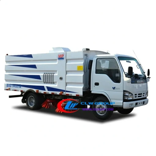 Ibinebenta ang ISUZU NKR 6 toneladang sweeper trak