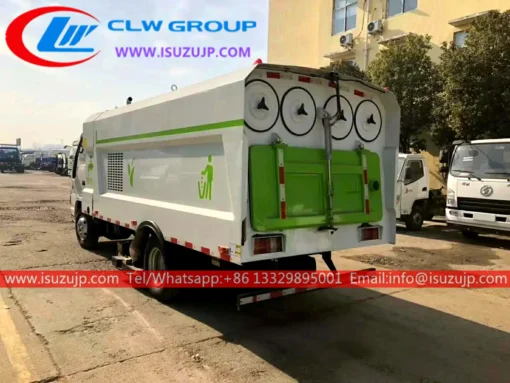 ISUZU NKR 6 ton truck vacuum cleaner