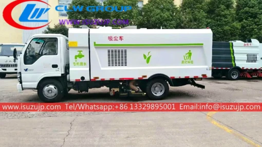 ISUZU NKR 6 ton vacuum cleaner truck