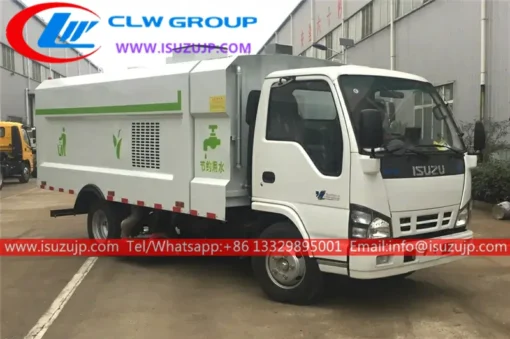 ISUZU NKR 6 toneladang vacuum sweeper truck