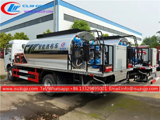 ISUZU NKR 6000 liters asphalt paving truck