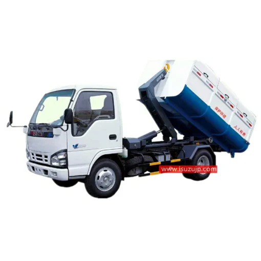 ISUZU NKR 6m3 kancalı çöp kamyonu Pakistan