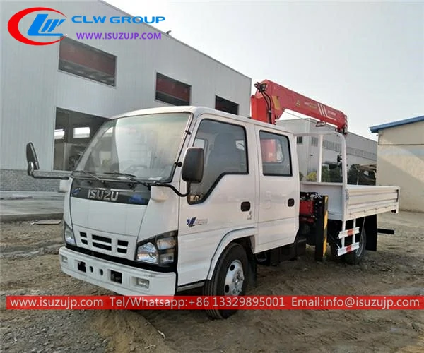 ISUZU NKR truck mounted palfinger crane photo