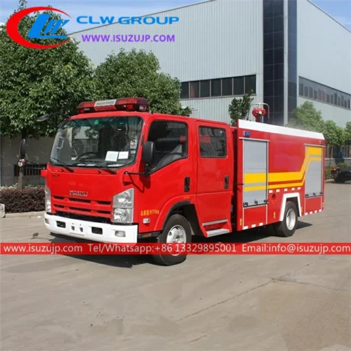 Camión de bomberos ISUZU NNR 5cbm a la venta