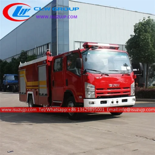 ISUZU NNR 5cbm heavy rescue fire truck
