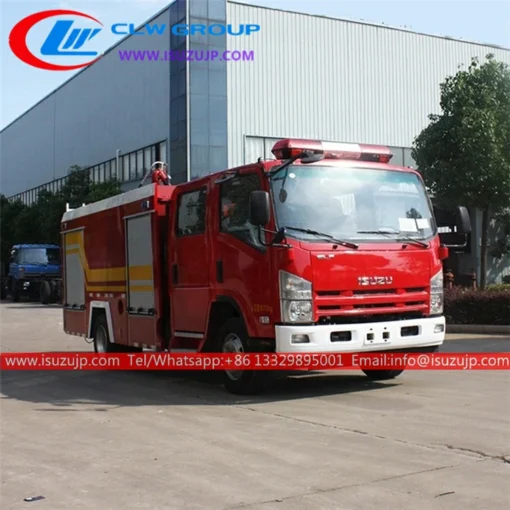 Camión de bomberos de rescate pesado ISUZU NNR 5cbm