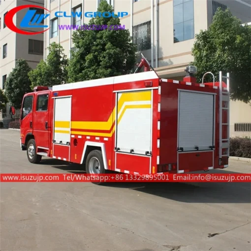 Camiones de bomberos militares ISUZU NNR 5cbm