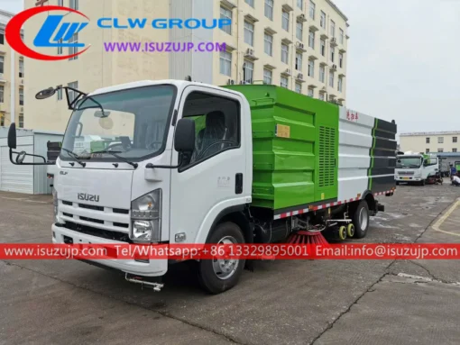 ISUZU NPR 10cbm road sweeper truck na ibinebenta