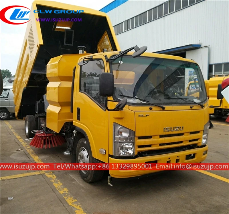 ISUZU NPR 10cbm street sweeper photo