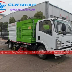 ISUZU NPR 10cbm truck mounted sweeper for sale