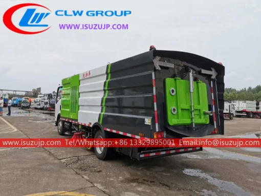 ISUZU NPR 10cbm vacuum sweeper truck for sale