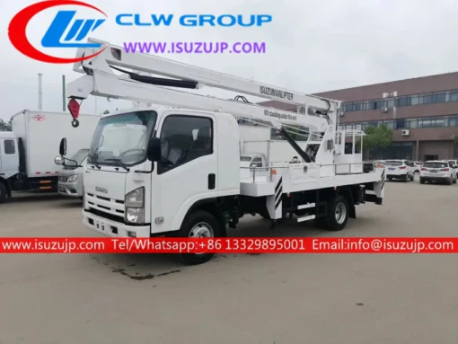 ISUZU NPR 20m cherry picker machine