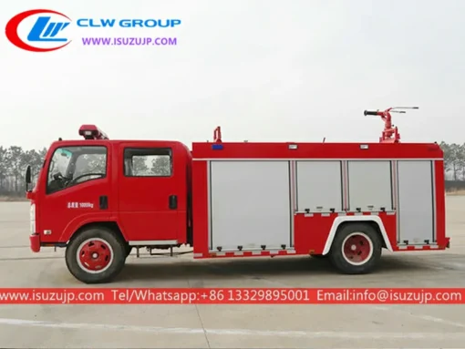 ISUZU NPR 4cbm fire water tanker Maldives