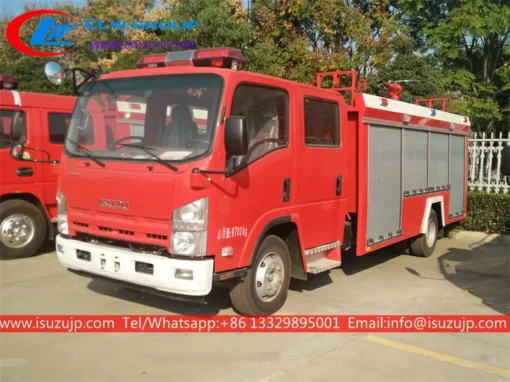 ISUZU NPR 4m3 ফোম টেন্ডার ফায়ার ট্রাক শ্রীলঙ্কা