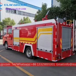 ISUZU NPR 4t army fire engine Kazakhstan