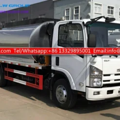 ISUZU NPR 6 ton asphalt paving truck