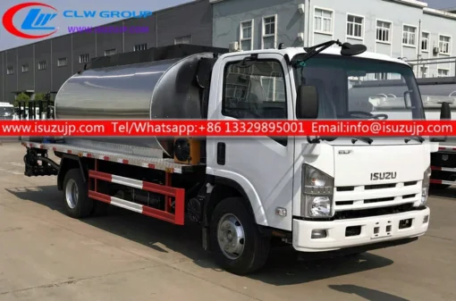 ISUZU NPR 6 ton asphalt paving truck