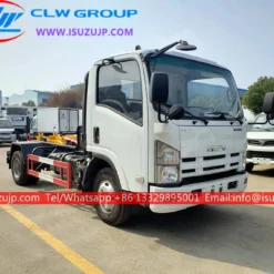 ISUZU NPR 8 ton hook and lift truck