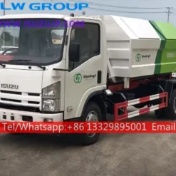 ISUZU NPR 8 ton hook loader truck for sale