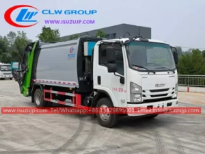 ISUZU NPR 8cbm republic services truck price in United Arab Emirates