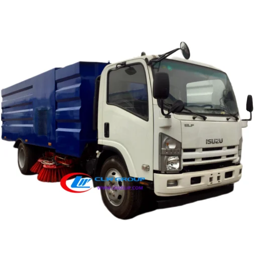 ISUZU NPR 8cbm রোড সুইপিং ট্রাক