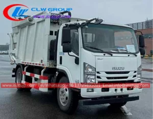 ISUZU NPR 8m3 sanitation truck for sale in Israel