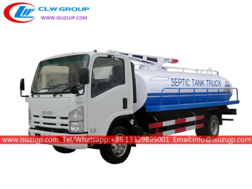 ISUZU NQR 2000 gallon septic pump truck ราคา ประเทศไทย