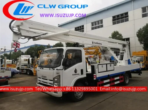 ISUZU NQR 22m cherry picker lift for sale