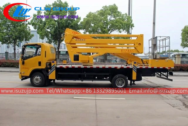 ISUZU NQR 26 meters aerial lift truck Rwanda