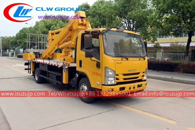 ISUZU NQR 26m hybrid boom man lift truck Kenya