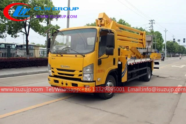 ISUZU NQR 26m truck mounted boom lift Uganda
