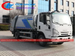 ISUZU NQR 5 ton refuse compactor truck for sale in Cambodia