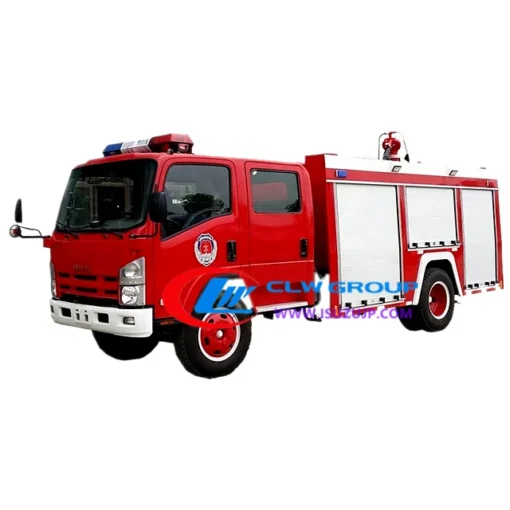 Camions de pompiers militaires ISUZU NQR 5000kg à vendre