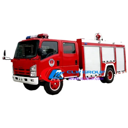 Venda ISUZU NQR 5000kg caminhões de bombeiros militares