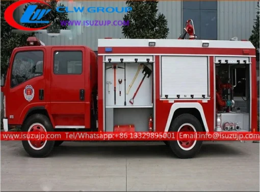 ISUZU NQR 5000kg pumper รถดับเพลิง