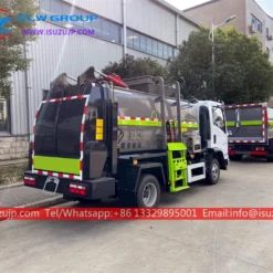 ISUZU NQR 5t Hanging bucket garbage truck Guatemala