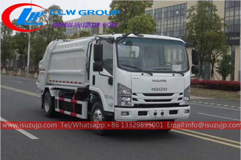 ISUZU NQR 6 ton dumpster garbage truck for sale in Eritrea