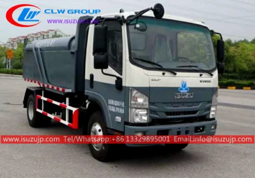 Camión volquete de basura ISUZU NQR 6CBM Zambia