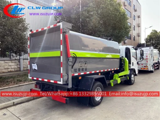 ISUZU NQR 6cbm container side loader truck Guyana