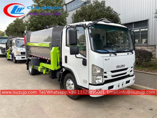 ISUZU NQR 6m3 รถขนขยะด้านข้าง Venezuela