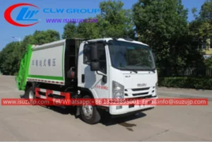 ISUZU NQR 6t automated garbage truck for sale in Liberia
