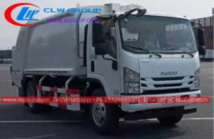 ISUZU NQR 8cbm dustbin lorry for sale in Saudi Arabia