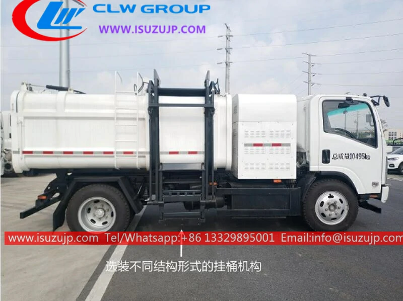 ISUZU electric garbage trucks price in Dominica