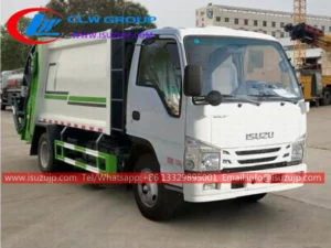 ISUZU mini rear loader garbage truck for sale in Guinea