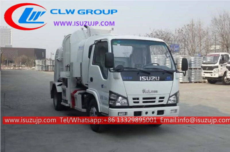 ISUZU residential front loader garbage truck Colombia