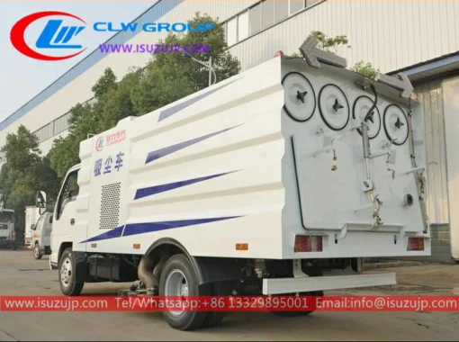 ISUZU road cleaning truck sweeper Rwanda