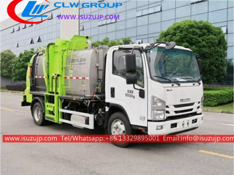 ISUZU trash bin truck Saint Kitts and Nevis