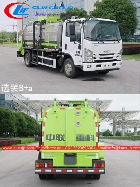 ISUZU trash bin truck for sale in Saint Kitts and Nevis